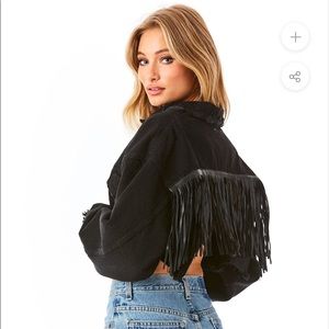 LF Fringe Jean Jacket